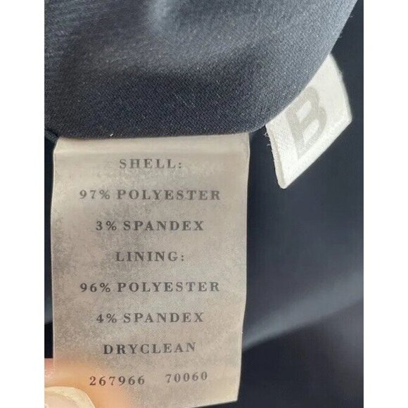 Ann Taylor Women’s Black White Striped A Line Flat Front Lined Casual Skirt 10 - Picture 11 of 11